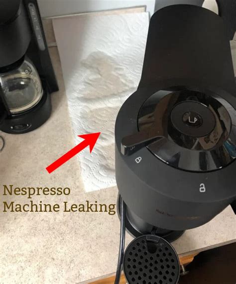 nespresso vertuo leaking water|How To Fix A Nespresso Machine That Is Leaking Water or Coffee